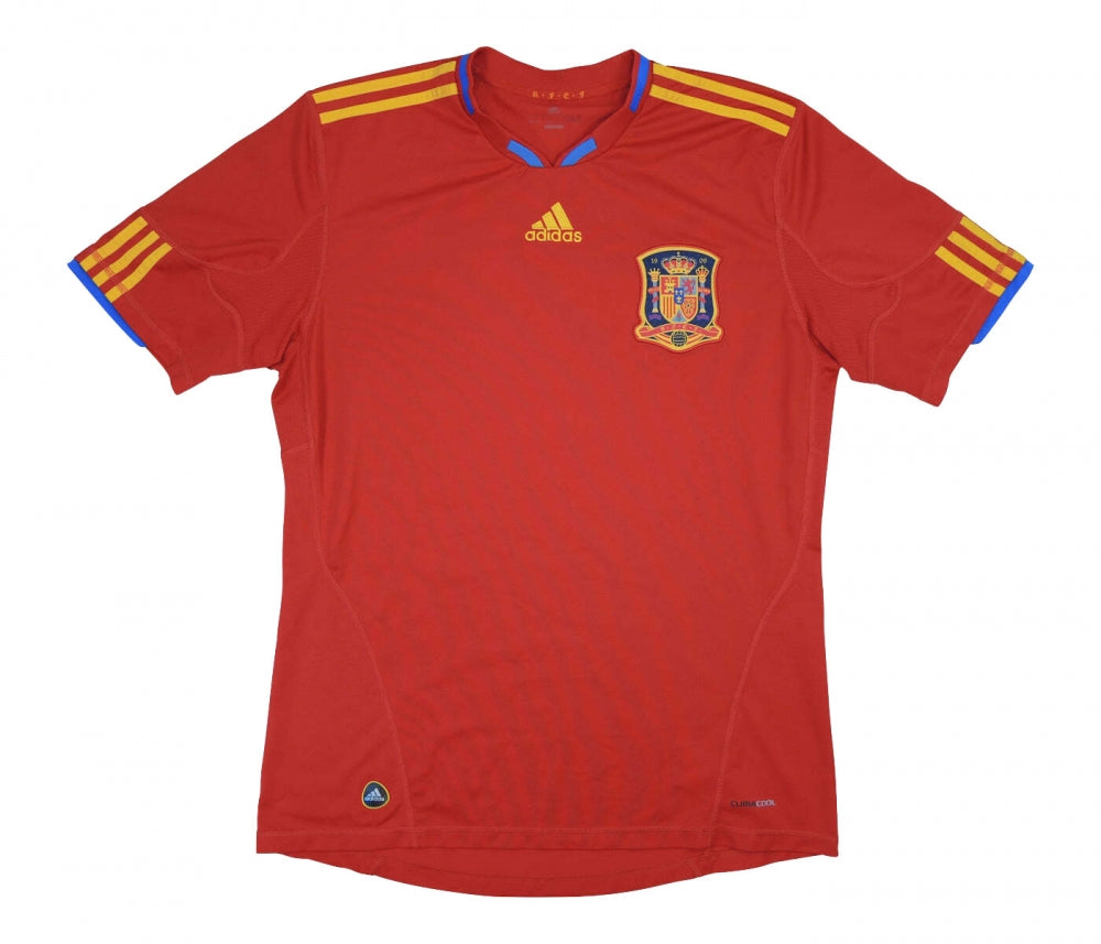 Spain 2010-11 Home Shirt (L) (Excellent)_0