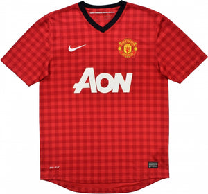 Manchester United 2012-13 Home Shirt (S) (Good)_0