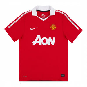 Manchester United 2010-11 Home Shirt (XXL) Scholes #18 (Very Good)_1