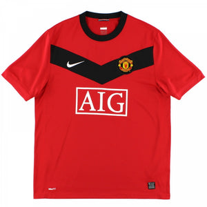 Manchester United 2009-10 Home Shirt ((Excellent) M)_0