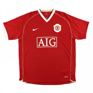 Manchester United 2006-07 Home Shirt (Ronaldo #7) ((Very Good) XL)_1