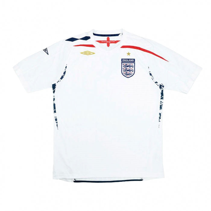 England 2007-09 Home Shirt (XL Boys) (Excellent)