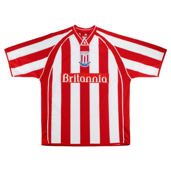 Stoke City 2001-03 Home Shirt ((Excellent) XL)