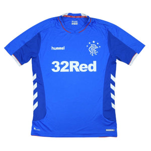 Rangers 2018-19 Home Shirt ((Excellent) L) (Champions 55)_3