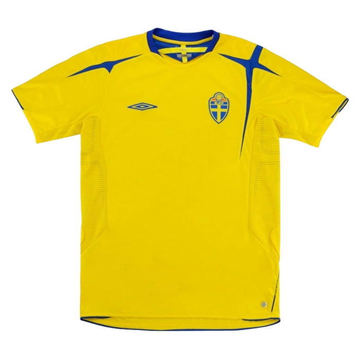 Sweden 2005-06 Home Shirt ((Excellent) XL)