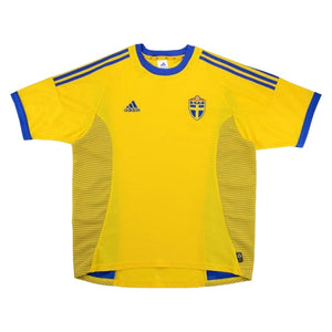 Sweden 2002-03 Home Shirt (XXL) (Excellent) (Alexandersson 7)_2