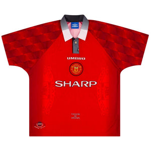 Manchester United 1996-98 Home (M) (Excellent)_0