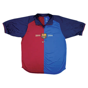 Barcelona 1999-00 Home Shirt (S) (Very Good)_0