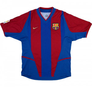 Barcelona 2002-2003 Home Shirt (XL Boys) (Good)_0