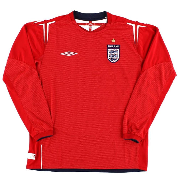 England 2004-2006 Long Sleeve Away Shirt (L) (Excellent)