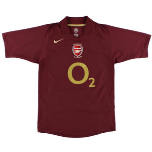 Arsenal 2005-06 Home Shirt (XL) Bergkamp #10 (Excellent)_1