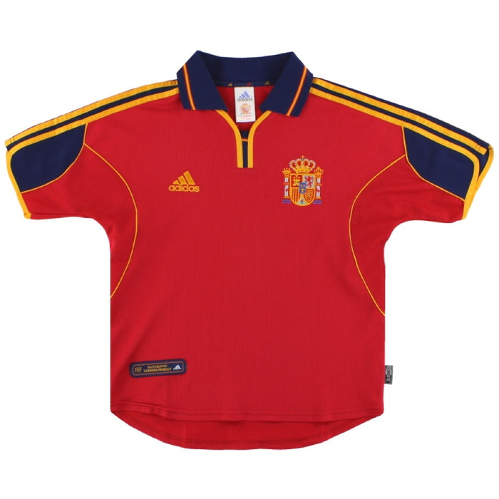 Spain 2000-02 Home Shirt (L) (Excellent)