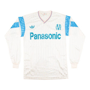 Marseille 1990-91 Home Long Sleeved Shirt ((Excellent) S)_0