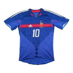 France 2004-2005 Home Shirt Player Issue (Zidane 10) ((Good) S)_1