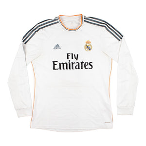 Real Madrid 2013-14 Home Long Sleeve Shirt (S) Ronaldo #7 (Fair)_1