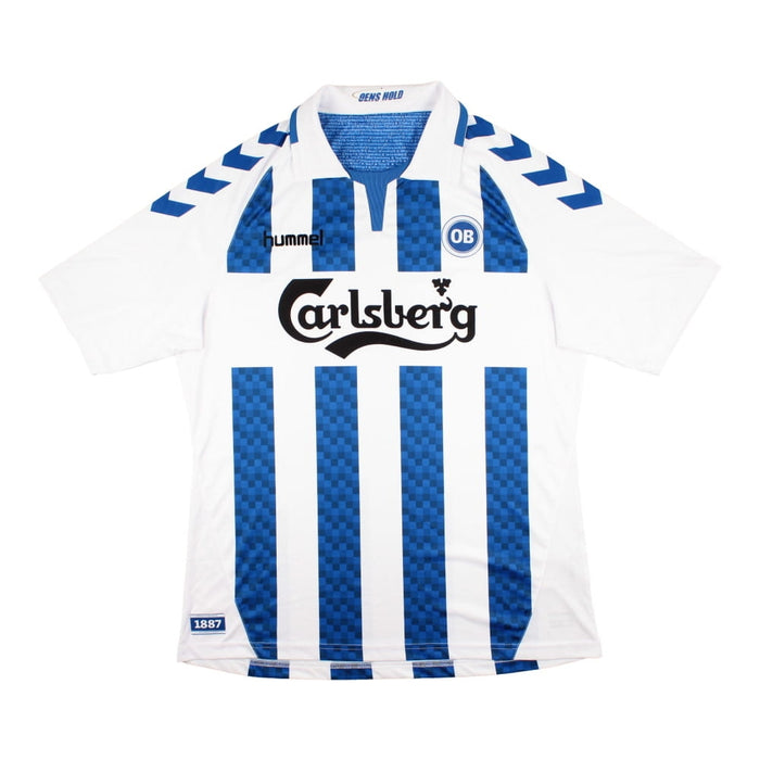 Odense OB 2016-17 Home Shirt (M) (Mint)