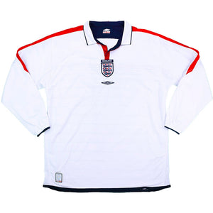 England 2003-05 Long Sleeve Home Shirt (Good)_0