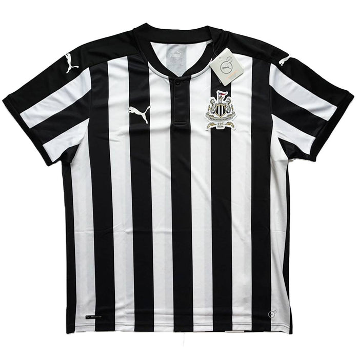 Newcastle United 2017-18 Home Shirt (Sponserless) (L) (Excellent)