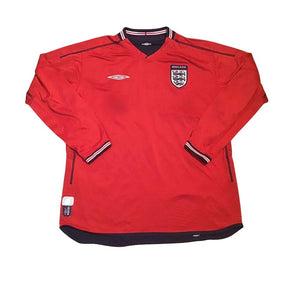 England 2002-04 Long Sleeve Away Shirt (M) (Excellent) (Your Name)_3