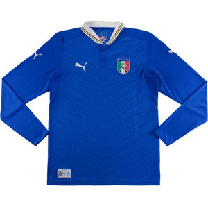 Italy 2012-13 Home Long Sleeve Shirt (S) (Fair) (MATERAZZI 23)_2