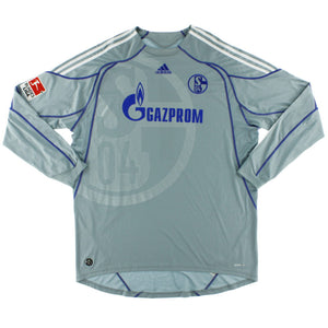 Schalke 2009-10 Long Sleeve Goalkeeper Home Shirt (2XL) (Excellent)_0