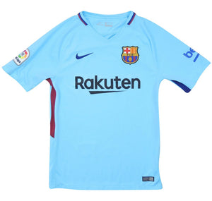 Barcelona 2017-18 Away Shirt (XLB) (Excellent)_0