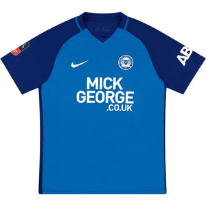 Peterborough United 2017-18 Home Shirt (M) (Excellent) (Baldwin 6)_2