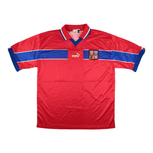 Czech Republic 1998-00 Home Shirt (XL) (Good) (Nedved 4)_2