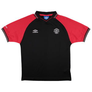 Manchester United 1999-00 Umbro Polo Shirt (M) (Excellent)_0