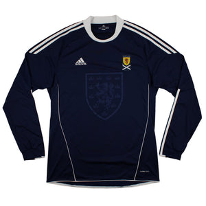 Scotland 2010-12 Long Sleeve Home Shirt (L) (Excellent)_0