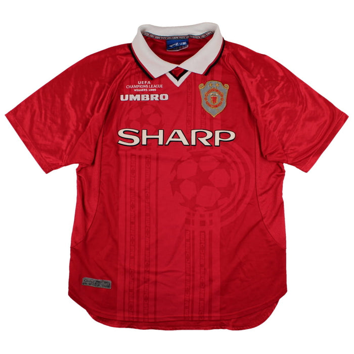 Manchester United 1999-00 European Home Shirt (M) (Excellent)