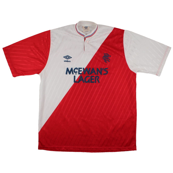 Rangers 1987-88 Away Shirt (L) (Excellent)