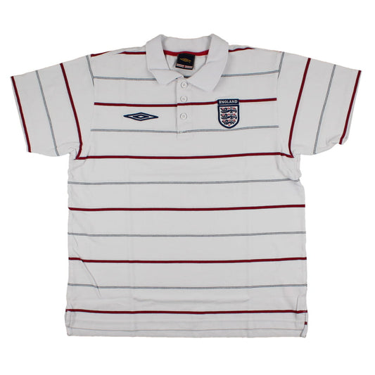 England 2006-2008 Umbro Polo Shirt (L) (Excellent)_0