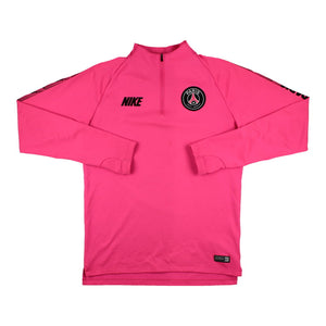 PSG 2019-20 Nike Long Sleeve Pink Training Top (S) (Fair)_0