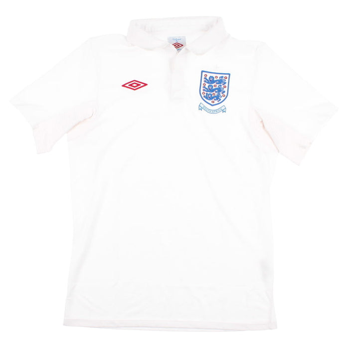 England 2009-10 Home Shirt (With South Africa Badge Detail) (L) (Very Good)