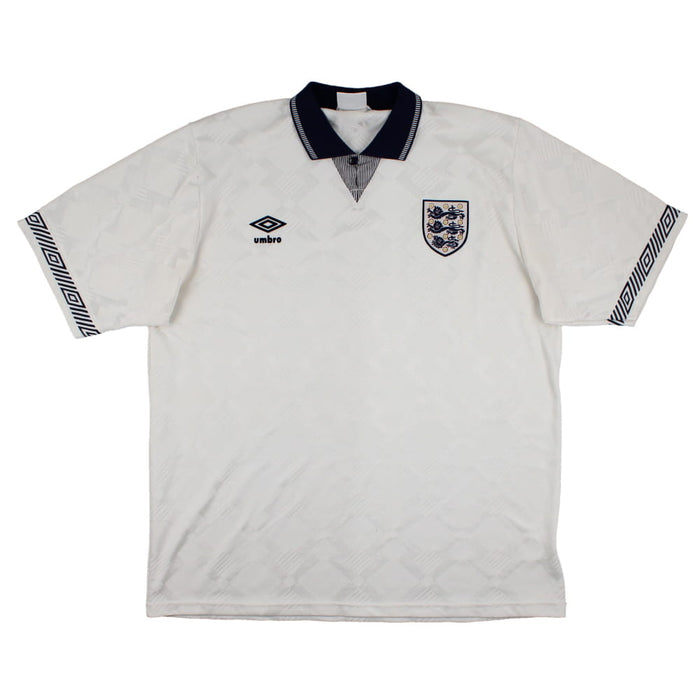 England 1990-92 Home Shirt (XL) (Good)