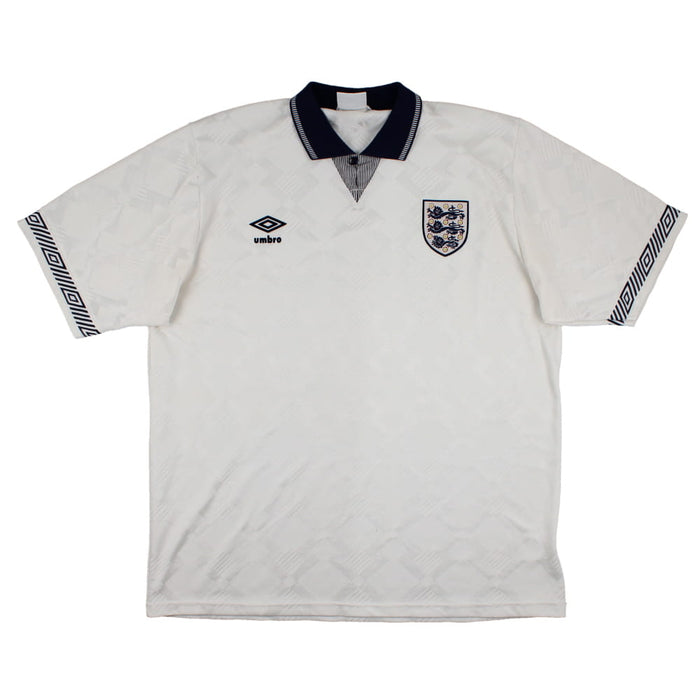 England 1990-92 Home Shirt (M) (Excellent)