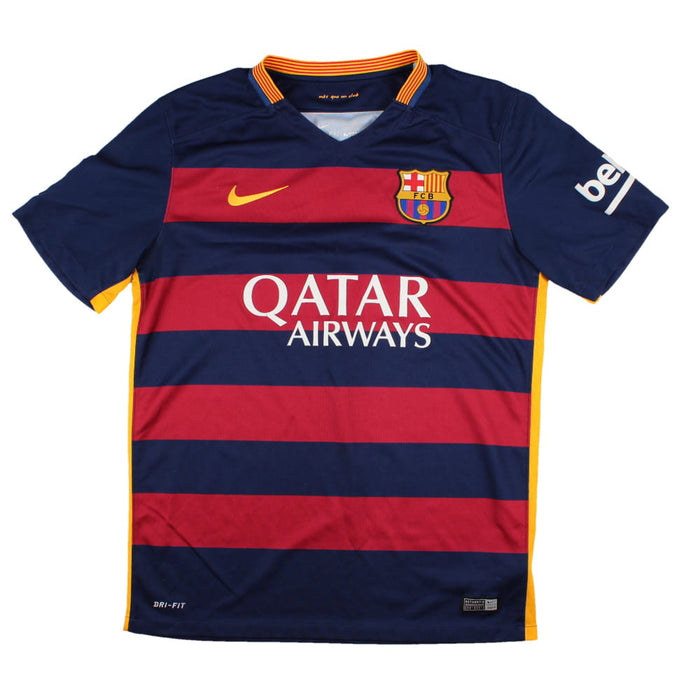 Barcelona 2015-16 Home Shirt (2XL) (Mint)