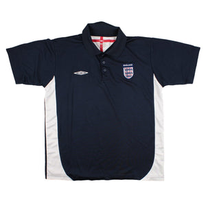 England 2005-07 Umbro Polo Shirt (M) (Good)_0