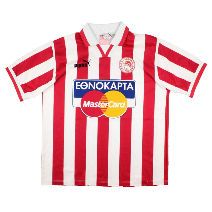 Olympiacos 1996-97 Home Shirt (M) (Very Good)