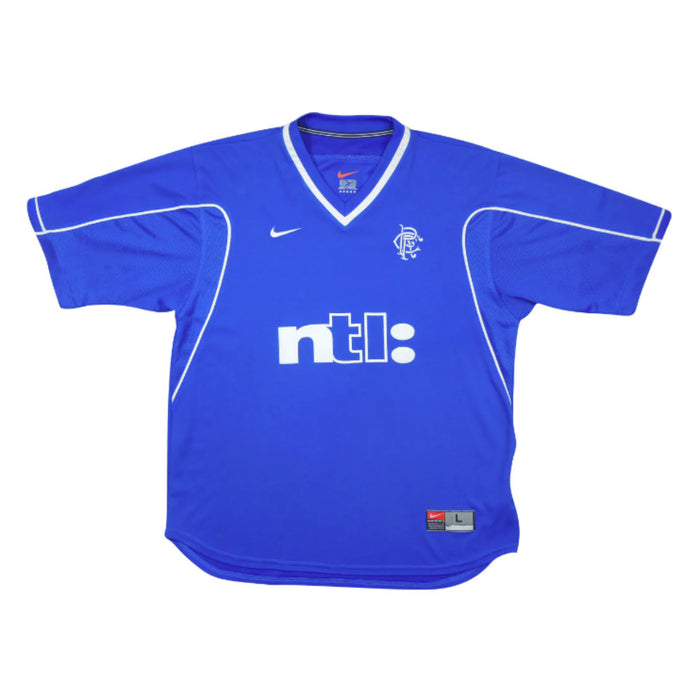 Rangers 1999-01 Home Shirt (XXL) (Good)