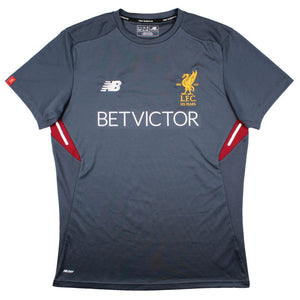 Liverpool 2017-18 New Balance Training Shirt (L) (Ings 28) (Excellent)_2