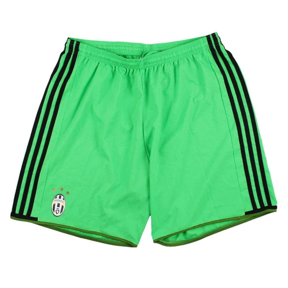 Juventus 2015-16 Green Adidas Shorts (XL) (Excellent)_0