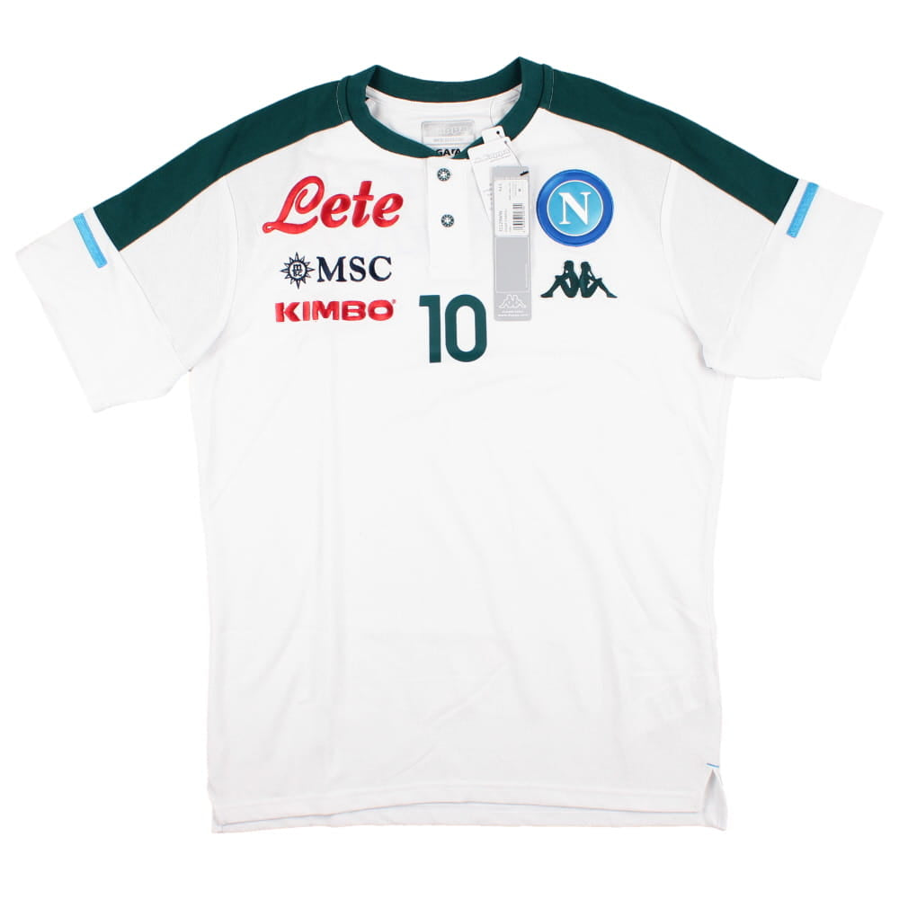 Napoli 2020-21 Kappa Training Shirt #10 (M) (Excellent)_0