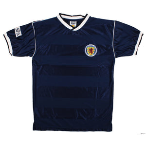 Scotland 1986-88 Score Draw Retro Home Shirt (M) (Bett 10) (Excellent)_2