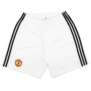 Manchester United 2017-18 Adidas Home Shorts (M) (Very Good)_0