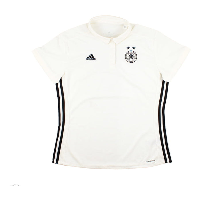 Germany 2016-17 Womens Adidas Polo Shirt (Womens L) (Good)