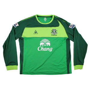 Everton 2010-11 Goalkeeper Home Long Sleeved Shirt \'Howard #24\' (3XL) (Good)_1