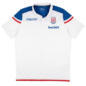 Stoke 2016-2017 Macron Polo Shirt (L) (Excellent)_0