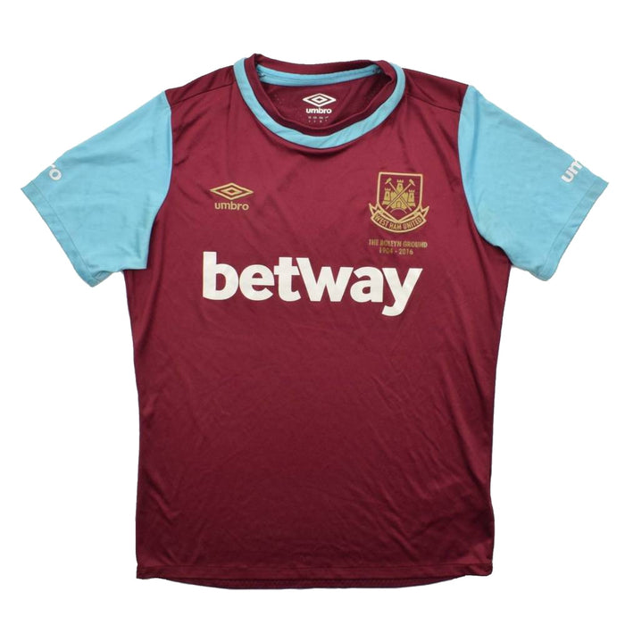 West Ham United 2015-16 Home Shirt (M) (Very Good)